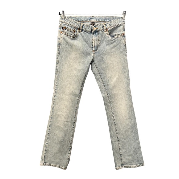 Polo Ralph Lauren Womens Jeans Size 10 Light Wash Denim Straight‎ Leg Classic - Picture 1 of 16